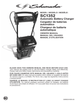 Schumacher SC1352 6<>2/40/20/250/125A 12/24V Automatic Battery Charger/Engine Starter El manual del propietario