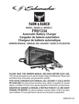 Schumacher FR01334 2A 6V/12V Fully Automatic Battery Charger/Maintainer El manual del propietario