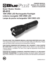 Schumacher 85-912 10W CREE LED Rechargeable Flashlight El manual del propietario