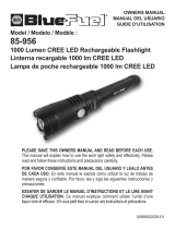 Schumacher 85-956 1000 Lumen CREE LED Rechargeable Flashlight El manual del propietario