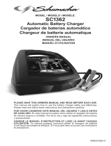 Schumacher SC1362 85A 6V/12V Fully Automatic Battery Charger/Engine Starter El manual del propietario