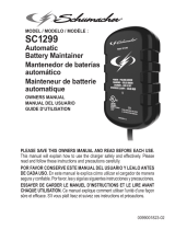 Schumacher SC1299 0.8A 12V Automatic Battery Maintainer El manual del propietario