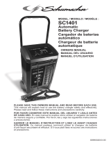Schumacher SC1401 6-2/40/200A 6/12V Fully Automatic Battery Charger/Engine Starter El manual del propietario