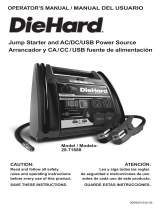 Schumacher 71688 Jump Starter and AC/DC/USB Power Source El manual del propietario