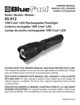 Schumacher 85-912 10W CREE® LED Rechargeable Flashlight El manual del propietario