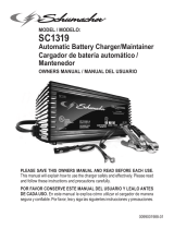 Schumacher SC1319 1.5A 6V/12V Fully Automatic Battery Maintainer El manual del propietario