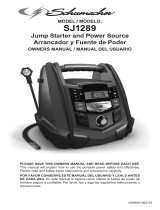 Schumacher SJ1289 1200 Peak Amp 12V Portable Power Station El manual del propietario