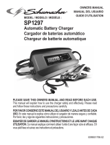 Schumacher SP1297 3A 6V/12V Automatic Battery Charger/Maintainer El manual del propietario