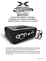 Schumacher Electric BE01251 6/2A/20A 12V Automatic Charger with 80A Engine Start El manual del propietario