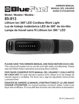 Schumacher NAPA 85-913 Lithium Ion 360˚ LED Cordless Work Light El manual del propietario
