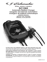Schumacher SC1302 8A 12V Fully Automatic Rapid Charger El manual del propietario