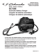 Schumacher SC1300 1.5A 6V/12V Fully Automatic Battery Maintainer El manual del propietario