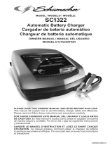 Schumacher Electric SC1322 10A 6V/12V Fully Automatic Battery Charger El manual del propietario