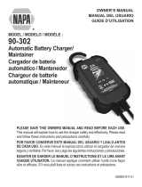 Schumacher NAPA 90-302 Automatic Battery Charger/Maintainer El manual del propietario