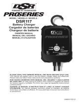 Schumacher Electric DSR117 12V 10A ProSeries Rapid Charger El manual del propietario