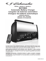 Schumacher Electric SC1393 12A 6V/12V Fully Automatic Battery Charger El manual del propietario