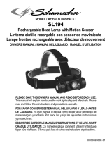 Schumacher Electric SL194 Rechargeable Head Lamp with Motion Sensor El manual del propietario