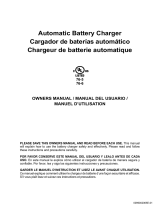 Schumacher DSR134 Automatic Battery Charger DSR137 Automatic Battery Charger El manual del propietario