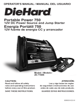 Schumacher 71686 12V DC Power Source and Jump Starter El manual del propietario