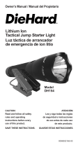 Schumacher DieHard DH154 Lithium Ion Tactical Jump Starter Light El manual del propietario
