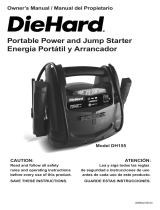 Schumacher DieHard DH155 Portable Power and Jump Starter El manual del propietario