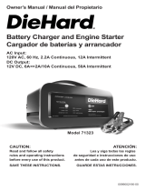 Schumacher Electric DieHard 71323 Battery Charger and Engine Starter El manual del propietario