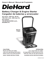 Schumacher Electric DieHard 71331 Battery Charger & Engine Starter El manual del propietario