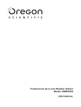 Oregon Scientific WMR500A Manual de usuario