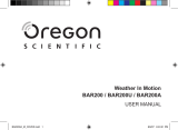 Oregon Scientific BAR200 / BAR200U / BAA200H Manual de usuario