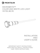 Pentair MicroBrite Color and White LED Light Manual de usuario