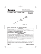 Tanaka TCG27ECPSL 26.9cc Straight Shaft Grass Trimmer El manual del propietario