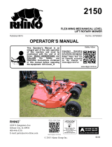 RHINO 2150 15′ Flex-Wing Manual de usuario
