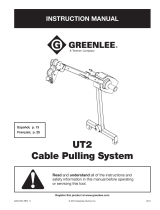 Greenlee UT2 Cable Pulling System Manual de usuario