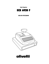 Olivetti ECR 6920F El manual del propietario