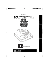 Olivetti ECR 7700LD eco Plus El manual del propietario