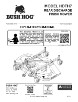 Bush Hog Finishing Mower Manual de usuario
