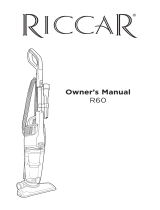 Riccar R60 Broom Vacuum Manual de usuario