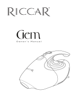 Riccar Gem Handheld Manual de usuario
