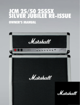 Marshall 2555X Silver Jubilee El manual del propietario