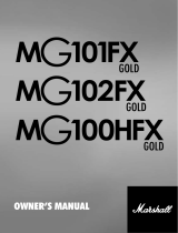 Marshall Amplification MG101FX Gold El manual del propietario