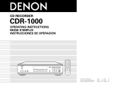 Denon CDR-1000 Manual de usuario