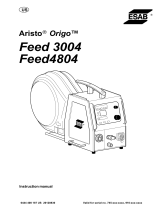 ESAB Origo™ Feed 4804 Manual de usuario
