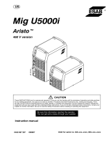 ESAB Mig U5000i Manual de usuario