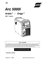 ESAB Arc 5000i Manual de usuario