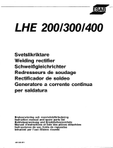 ESAB LHE 200, LHE 300, LHE 400 Manual de usuario