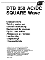 ESAB DTB 250 AC/DC Square wave Manual de usuario