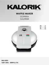 KALORIK Easy Pour Waffle Maker Manual de usuario