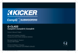 Kicker CompQ Subwoofer El manual del propietario
