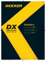 Kicker 2016 DXA 4-Channel Amplifier El manual del propietario
