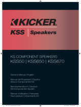 Kicker 2017 KS Components El manual del propietario